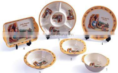 Custom Printing Melamine Dinner Set Melamine Plate