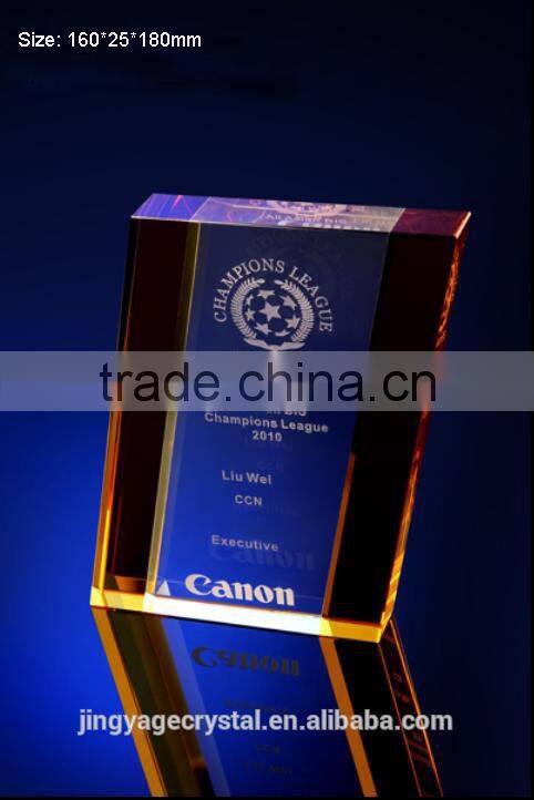 Unique Souvenir Crystal Plaque