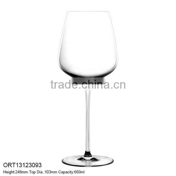660ml red wine glass 22oz crystal wine glass