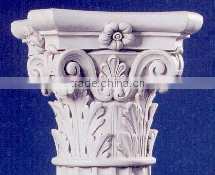 Decorative pillars marble roman column capital for sale