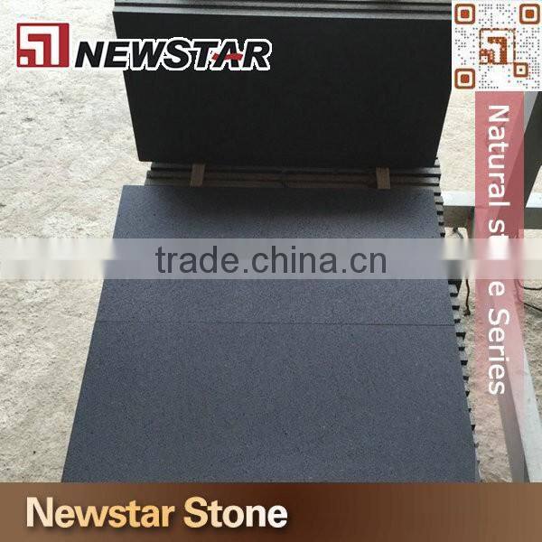 Exterior paving stone wall cladding stone black basalt