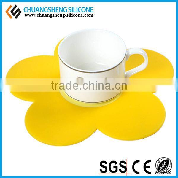 Table cup pad, office desk glass mat, anti-hot silicone mat