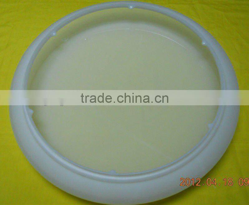 PVC vacuum forming suction plastic lampshade with classical style