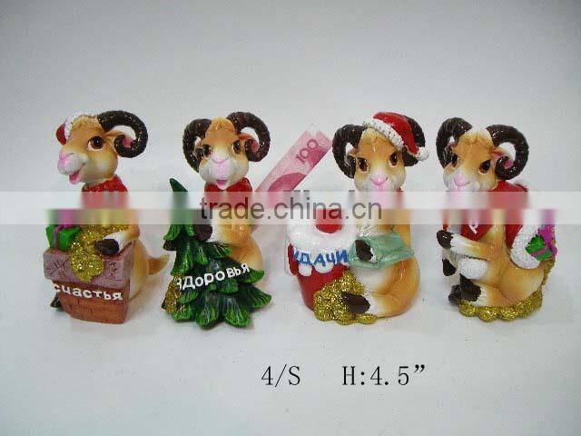 2015 christmas sheep figurine crafts