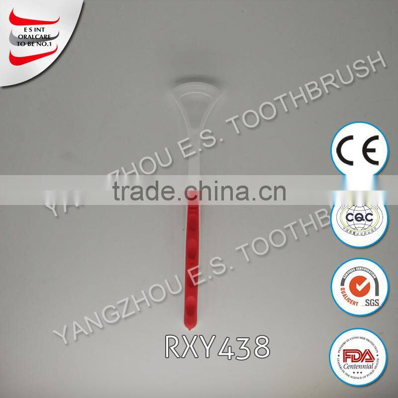 FDA baby kids disposable plastic tongue cleaner
