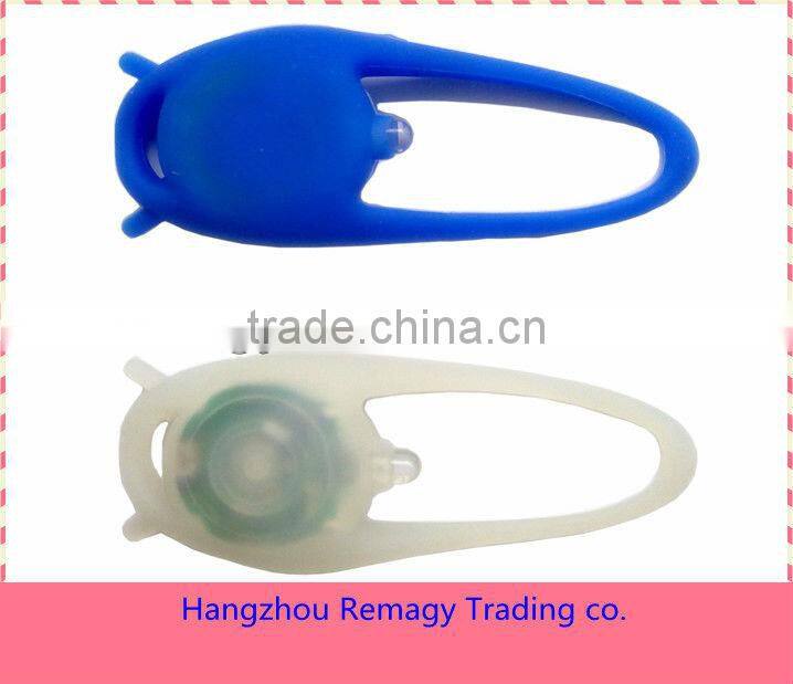Mini and flexible silicon bicycle light /tail light