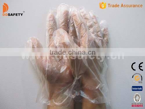 DDSAFETY High Quality Disposable Gloves PE Gloves Safety Gloves