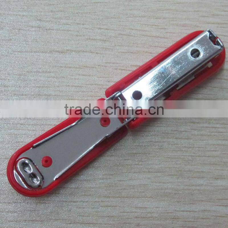 2015 6.2cm plastic mini promotional stapler with staple remover