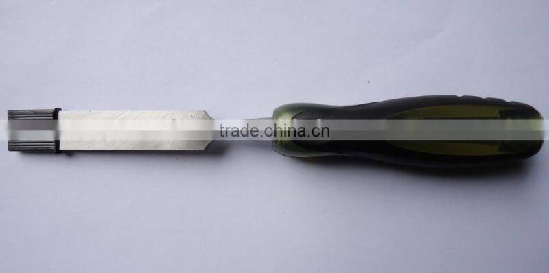 Wood craft hand tool , Wood chisel with Transparent plastic handle