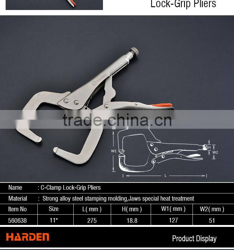 Professional C-Clamp Lock Grip Pliers