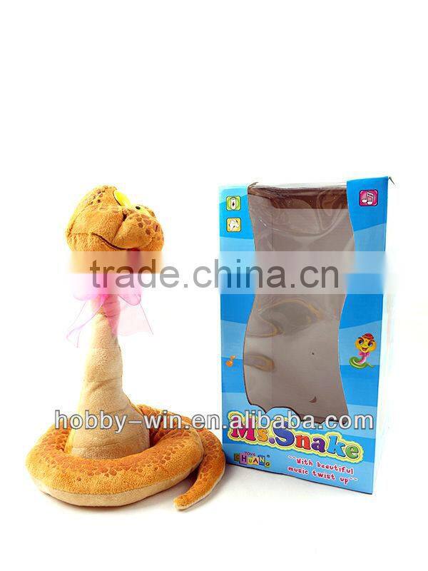 Voice Controlled Music Twist Snake Plush Toy RC Animal HJ045341 blankets baby