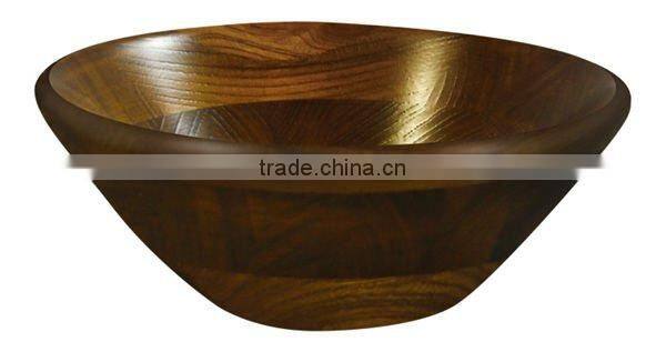 Kijihiki Keyaki Japanese Zelkova Wood Marquetry Salad Bowl Wood Bowl Made in Japan