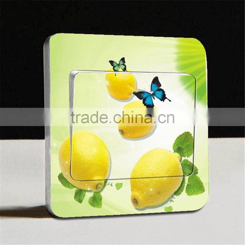 Fashion decorative wall sticker , waterproof bedroom switch stick