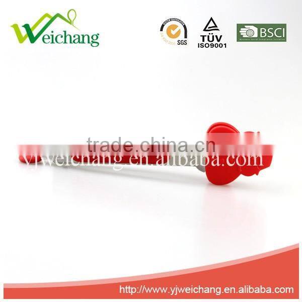 WCJ627 Premium Comfort Stainless Steel Locking oblong Food Tong with Silicone Heads