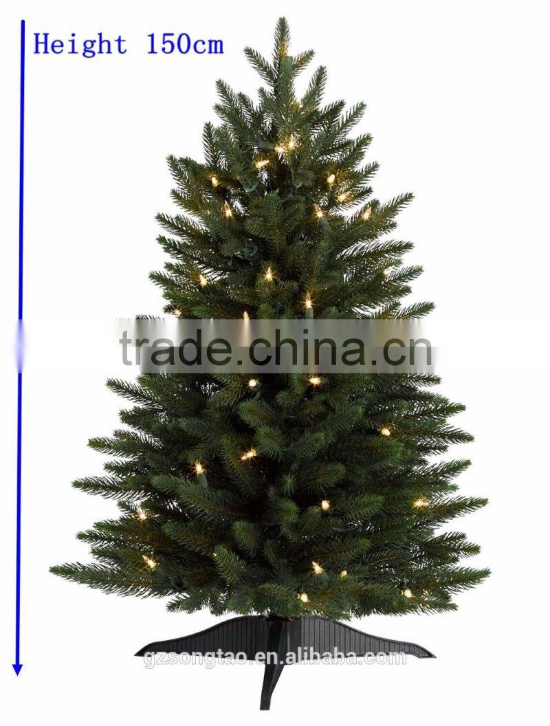 2016 green metal lighted christmas trees lighted decorative indoor tree