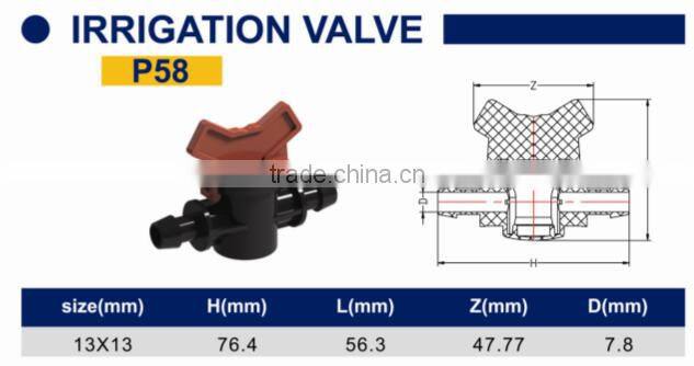 TY High quality PP compression fittings IRRIGATION VALVE eco-friendly Cheap Price Full Size factory price list discount