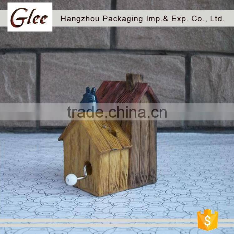 synthetic resin gift christmas mini music box