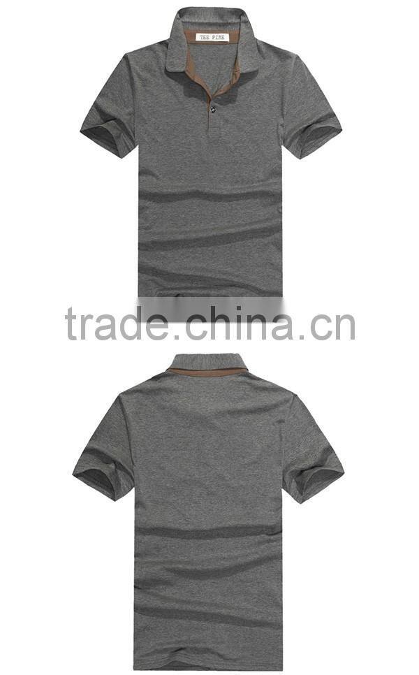 fashion solid polo shirt men wear