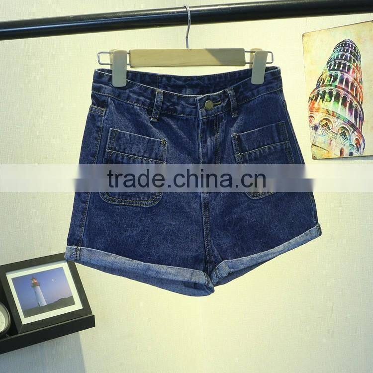 Summer new design wholesale short jeans womens fashion ladies short jeans pants