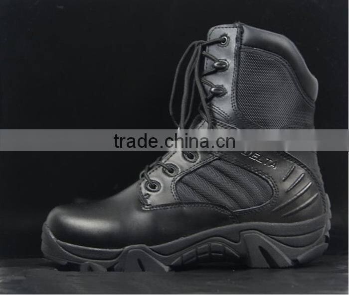 custom high quality real leather military boots