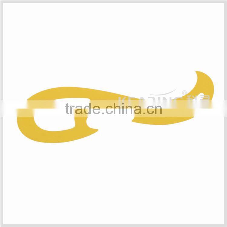 Kearing High Quality FRENCH CURVE Transparent Classic Yellow Plastic Flexible Fashion Design Drawing Template #1312