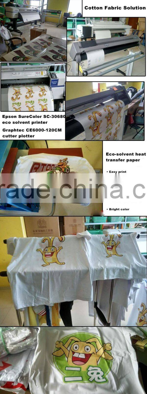 high quality eco solvent ink heat transfer paper