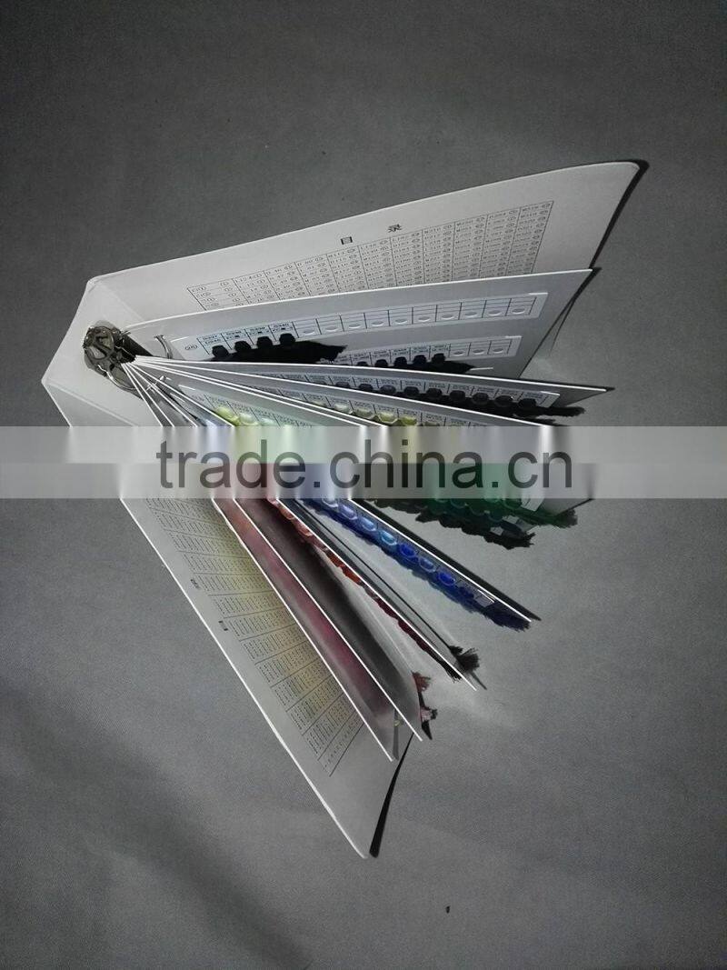 real yarn color shade for socks production yarn shade card