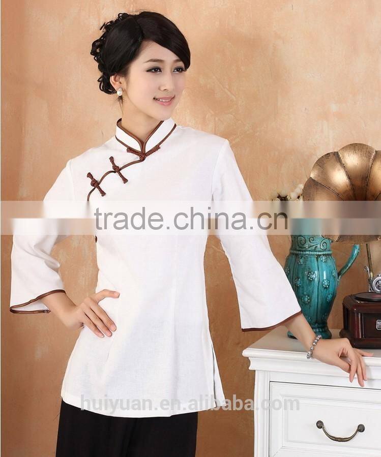 Chinese traditional work wear / hotel uniform
