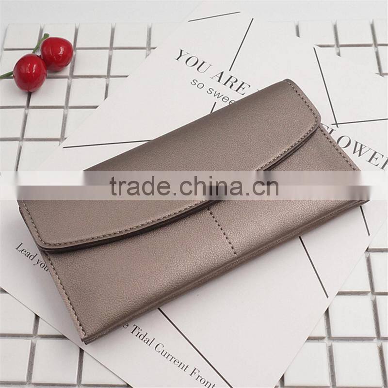 New arrivel design online shopping soft PU ladies Multi card purse wallets wholesale