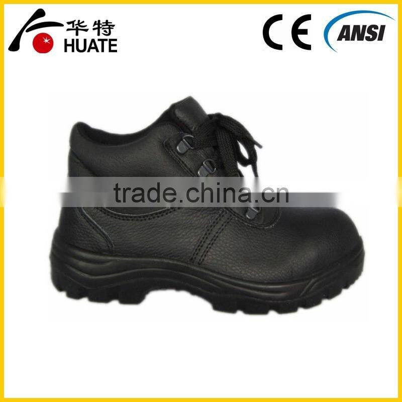 Anti-Static high cuff waterproof safety shoes with genuine leather
