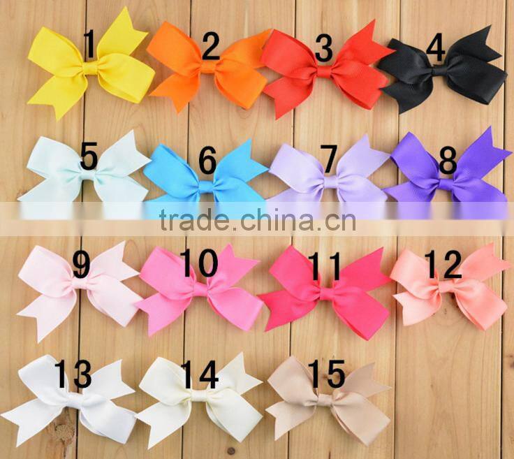 DIY fabric bow with crystals elegant flower fabric bow knot decrations wholesale fashion bow jewelry accessories