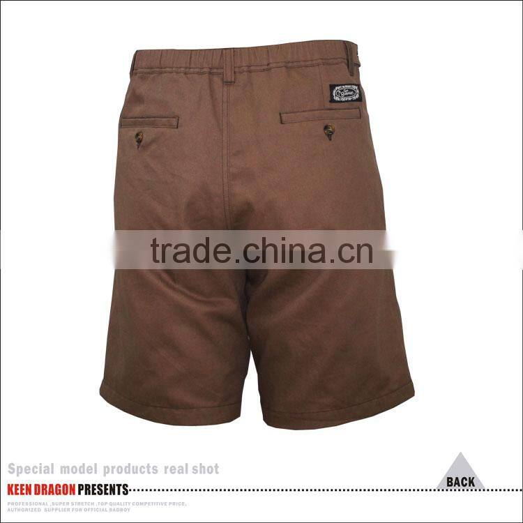 100% cotton twill custom color walk shorts