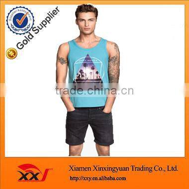 cheap customized printing mens cotton crop tops wholesale