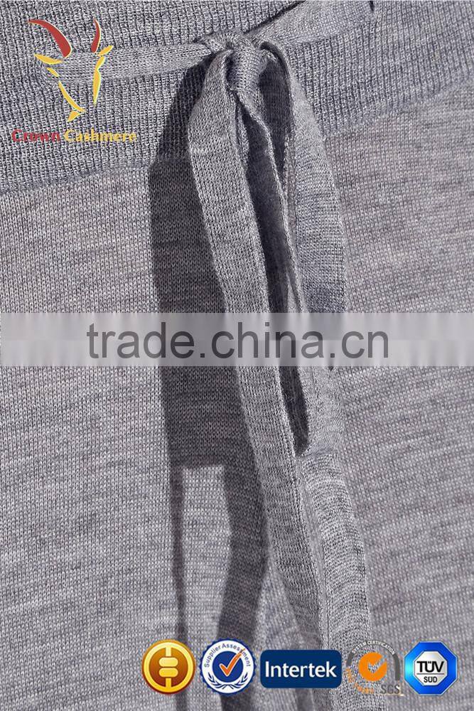 Custom Women Fashionable Cashmere Wool Jogging Trousers/Pants Wholesale
