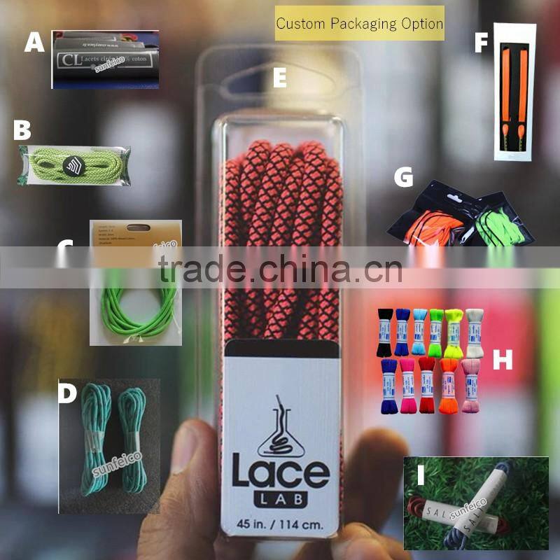 Glowing In The Dark Shoelaces for Running~Round Illuminant Shoe Laces For Sneaker In The Dark~eBay/Amazon Supplier~Accept Custom