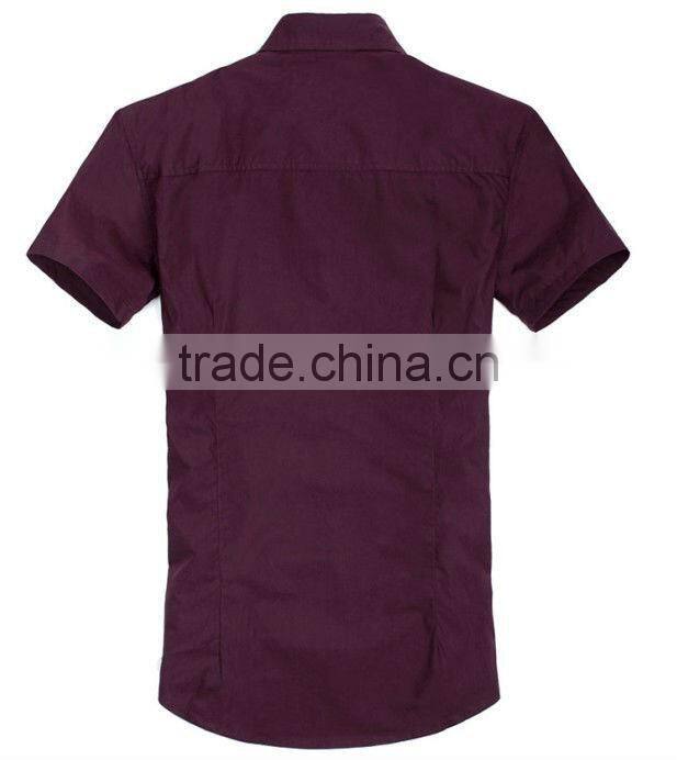 Fashion Slim Short Sleeve Clothes Men with 2013 design