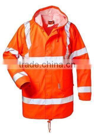 motorcycle raincoat waterproof pvc plain rain jacket