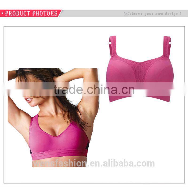 Wholesale Women Nylon Yoga Wear Custom Made Sublimation Sport Bra