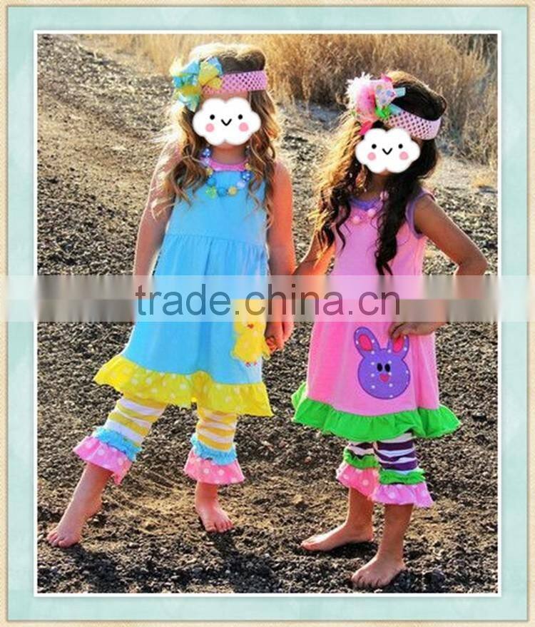 spring 2017 girls clothing sets bulk wholesale kids clothing easter boutique outfits
