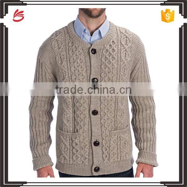 Mens Fashion Thick Sweater Stand Collar Knitting Plain Cashmere Pullover,Sweater