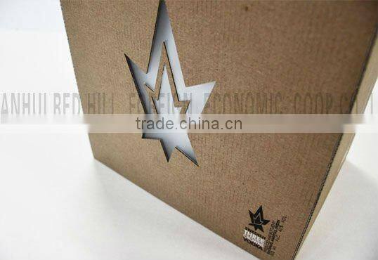 cool design packaging of Kraft corrugated wine box