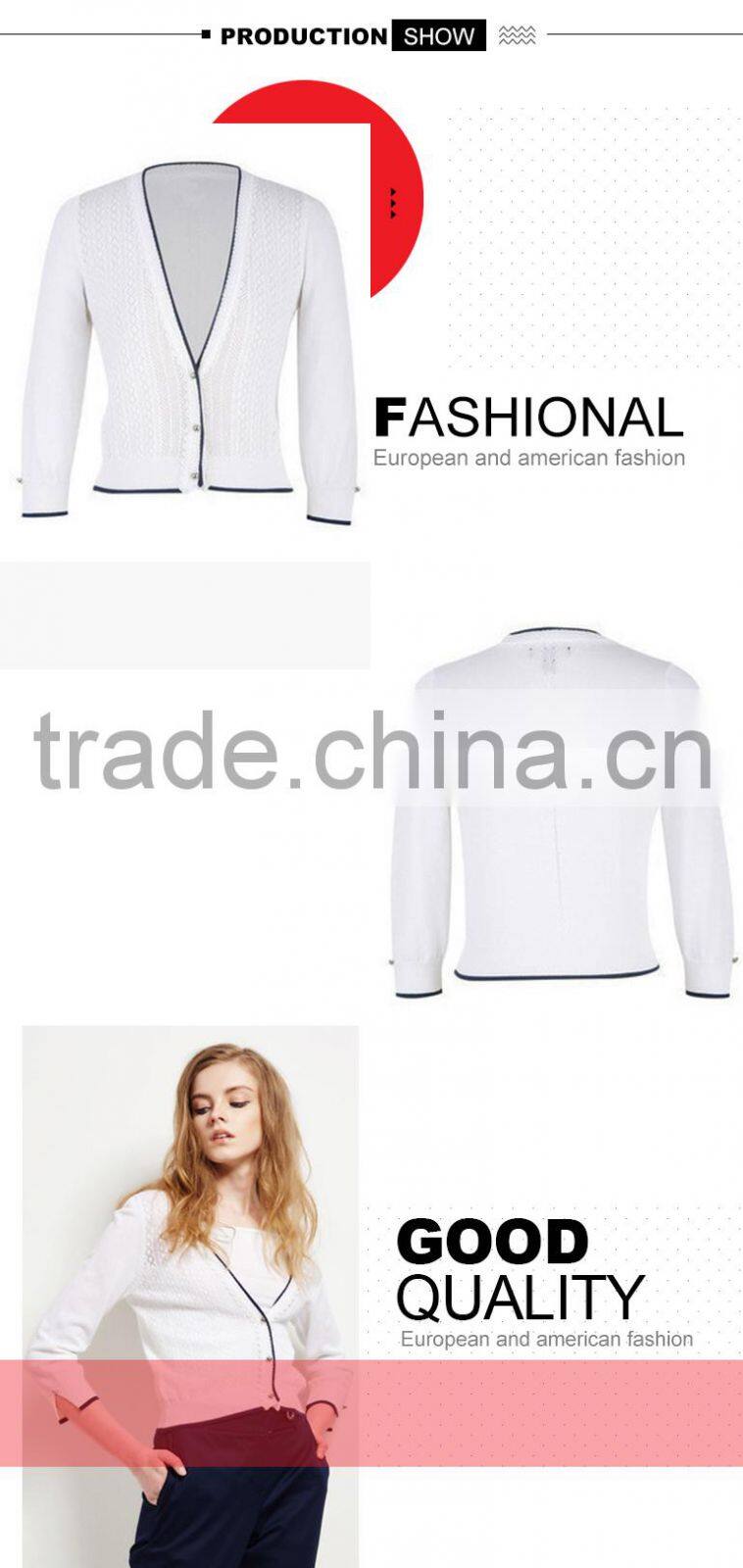 High quality open front cashmere wrap sweater cardigan designs for women