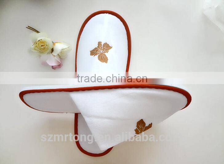 Eco-friendly Soft and Comfortable Hotel Cotton Slippers