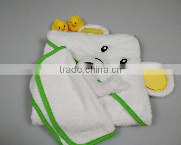 organic bamboo baby gauze swaddle bath towel set