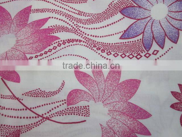 spun rayon printed fabric