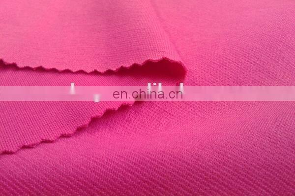 Winfar Textile Super Soft Jersey Pink Color Dyed Punto Roma Knitting Fabric
