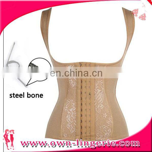 In Stock Cheap Spandex Waist Cinching Corset Underbust Waist Training Slimmer Shaper Corsets