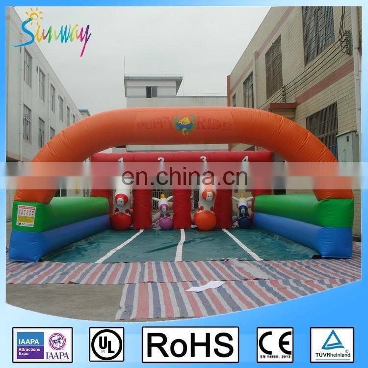 Inflatable Horse Racing Jumping Bouncing Game
