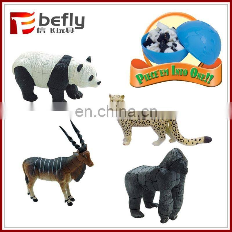 Shantou 3d plastic puzzle surprise egg toys