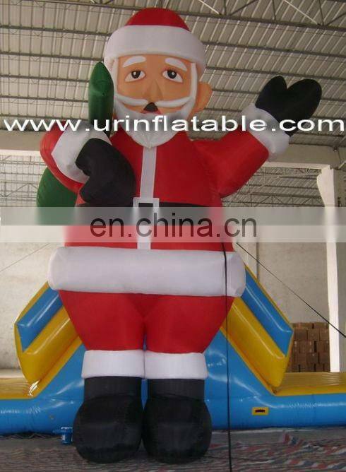 Snowman and Santa Claus Xmas inflatable chrismas model